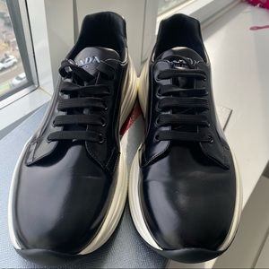 PRADA MENS black/white SNEAKERS